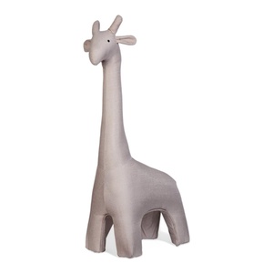 Peluche-pouf GIRAFE Linen beige Childhome