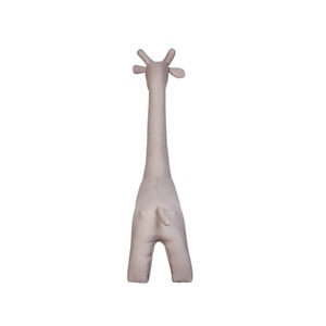 Peluche-pouf GIRAFE Linen beige Childhome