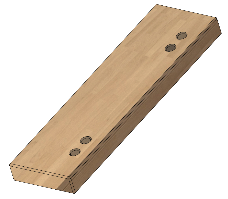 Petite pièce verticale 10x34,6cm 5 in 1- 7 in 1 DESTYLE de Breuyn naturel