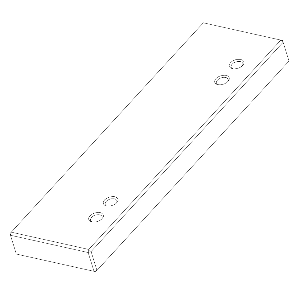 Petite pièce verticale 10x35,6cm 5 in 1- 7 in 1 DESTYLE de Breuyn laqué blanc