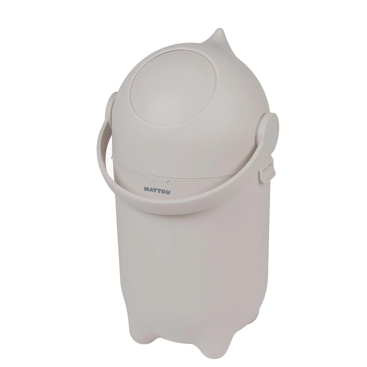 Poubelle à couche DROPY Nattou argile