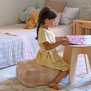 Pouf LITTLE CHEF Lorena Canals Vichy-Rose