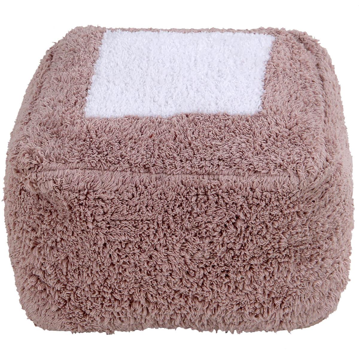 Pouf MARSHMALLOW SQUARE Lorena Canals Vintage Nude