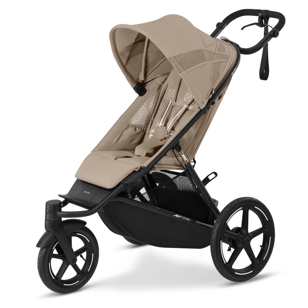 Poussette AVI SPIN BLK Cybex Almond Beige