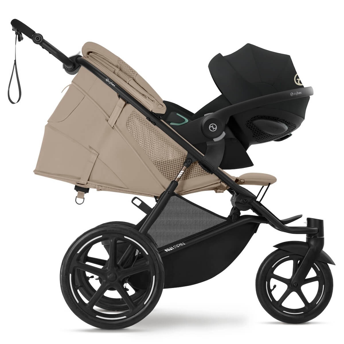 Poussette AVI SPIN BLK Cybex Almond Beige