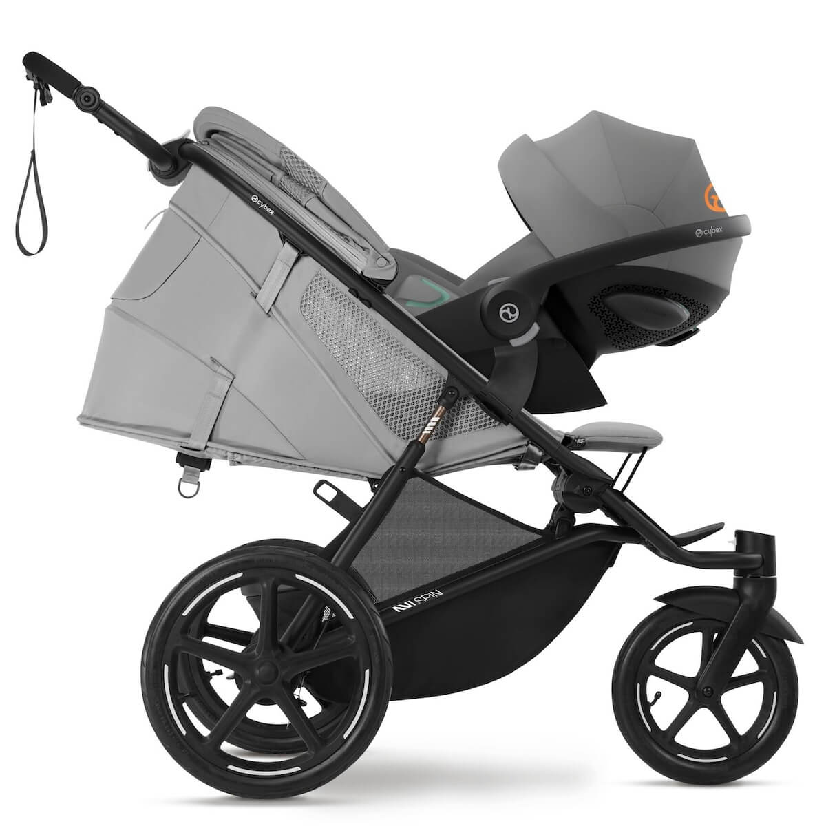 Poussette AVI SPIN BLK Cybex Fog Grey
