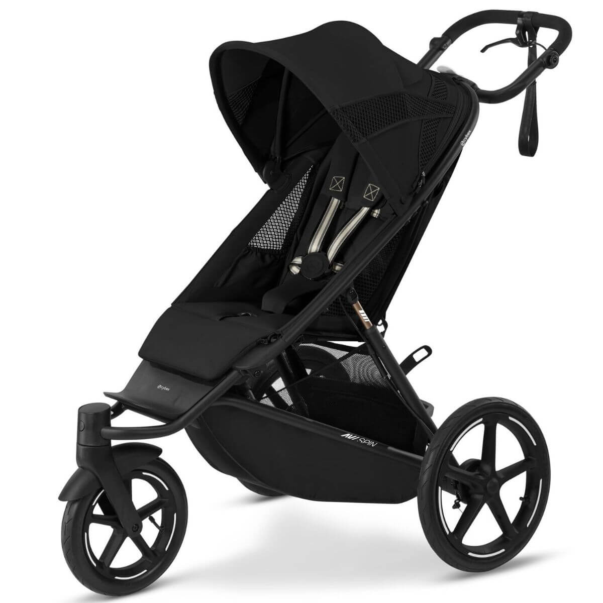 Poussette AVI SPIN BLK Cybex Moon Black