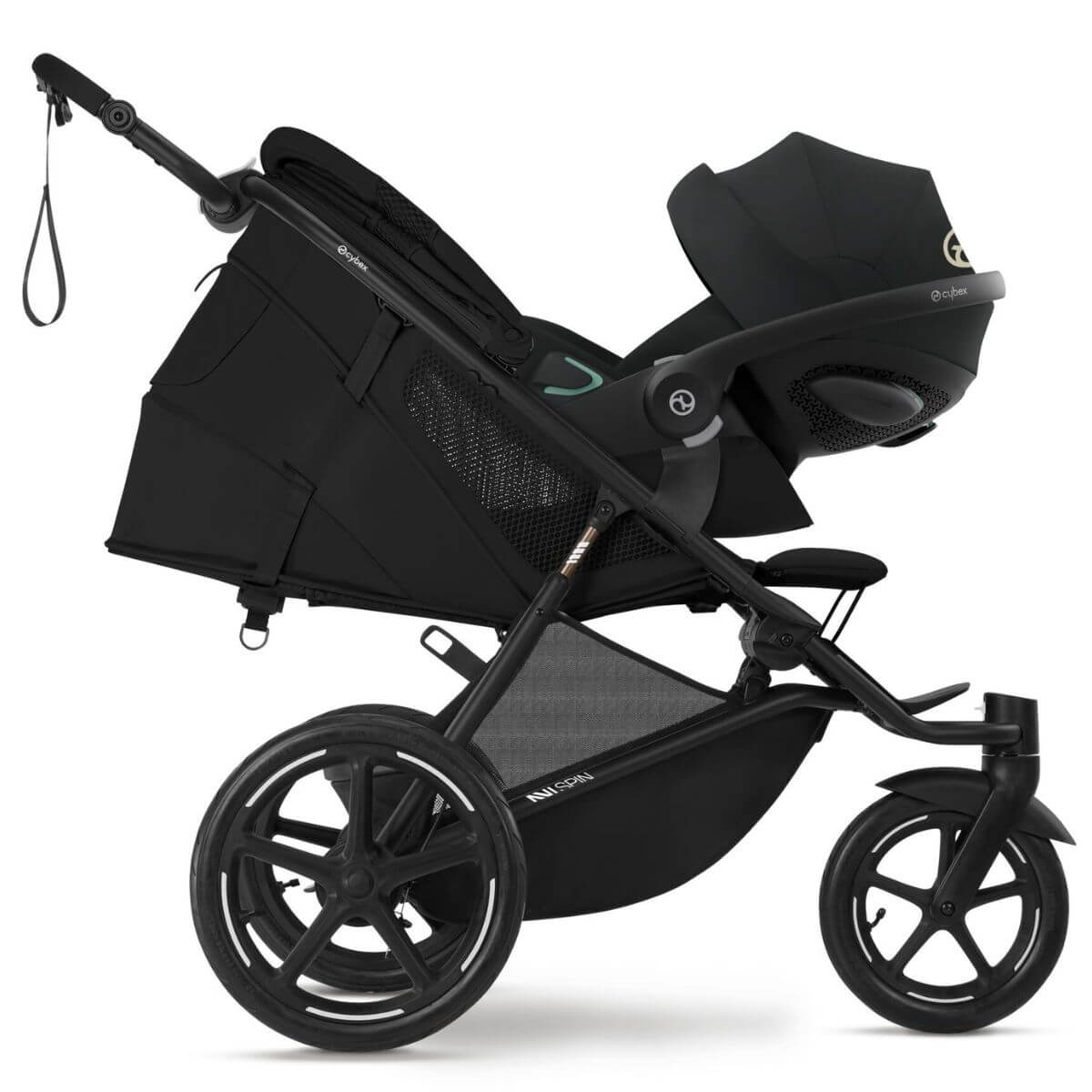 Poussette AVI SPIN BLK Cybex Moon Black