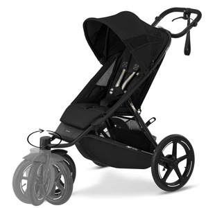 Poussette AVI SPIN BLK Cybex Moon Black