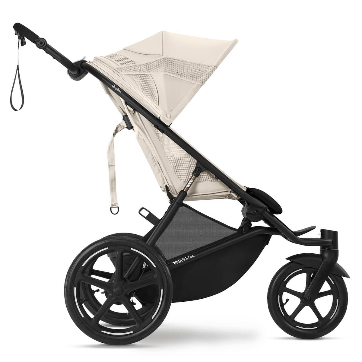 Poussette AVI SPIN BLK Cybex Seashell Beige light beige