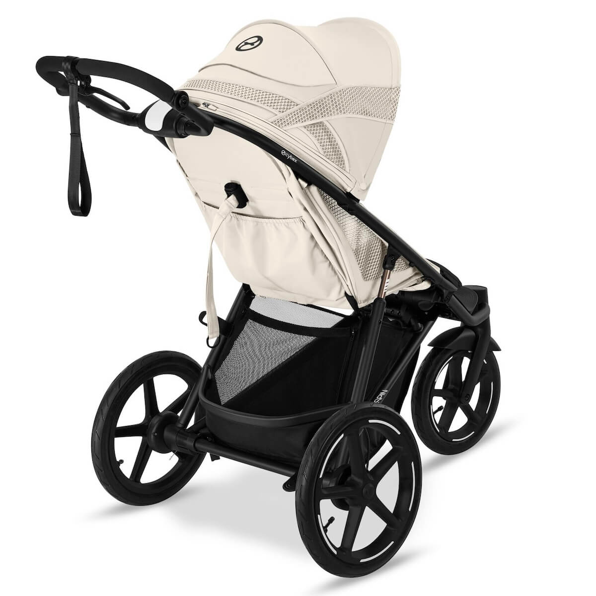 Poussette AVI SPIN BLK Cybex Seashell Beige light beige