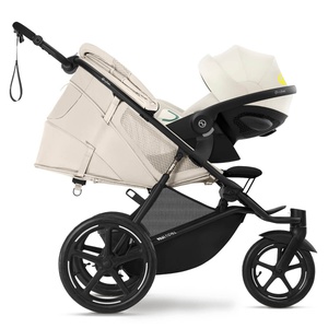 Poussette AVI SPIN BLK Cybex Seashell Beige light beige