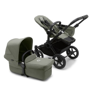 Poussette complète bugaboo DONKEY 5 MONO noir-vert forêt-vert forêt