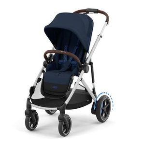 Poussette complète eGAZELLE S silver BP Cybex Ocean Blue