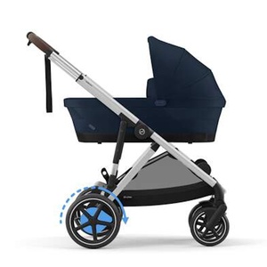 Poussette complète eGAZELLE S silver BP Cybex Ocean Blue