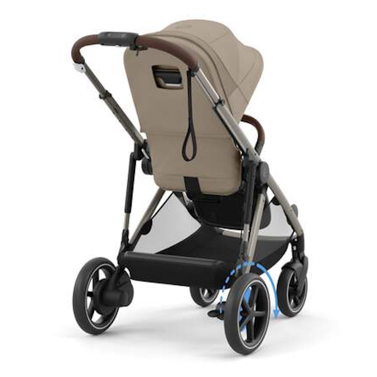 Poussette complète eGAZELLE S taupe BP Cybex Almond Beige