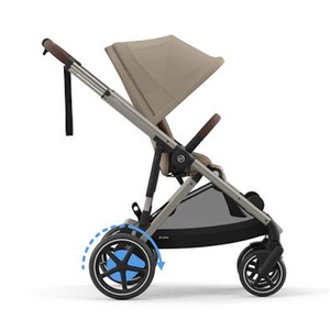 Poussette complète eGAZELLE S taupe BP Cybex Almond Beige