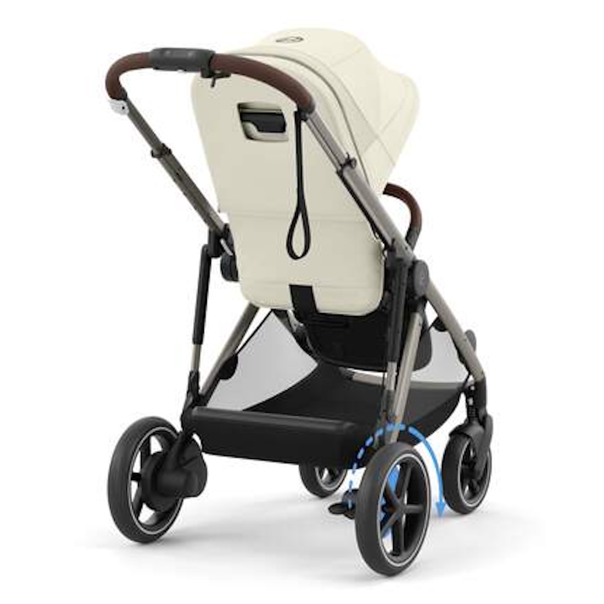 Poussette complète eGAZELLE S taupe BP Cybex Seashell Beige