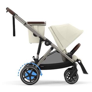 Poussette complète eGAZELLE S taupe BP Cybex Seashell Beige