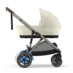 Poussette complète eGAZELLE S taupe BP Cybex Seashell Beige