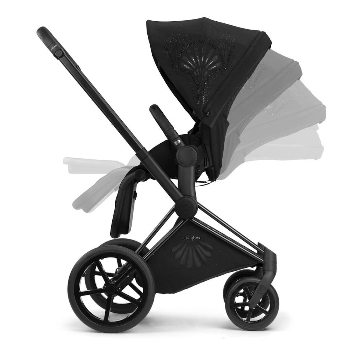 Poussette complète PRIAM Cybex La Parisienne black