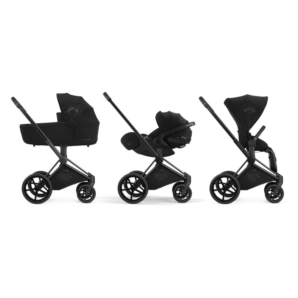 Poussette complète PRIAM Cybex La Parisienne black