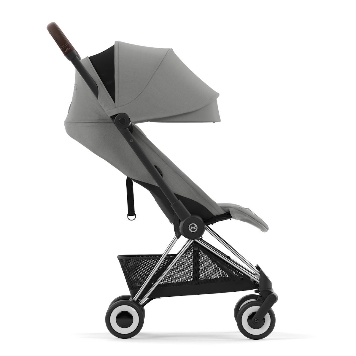Poussette COYA Cybex Chrome-Dark Brown-Mirage Grey