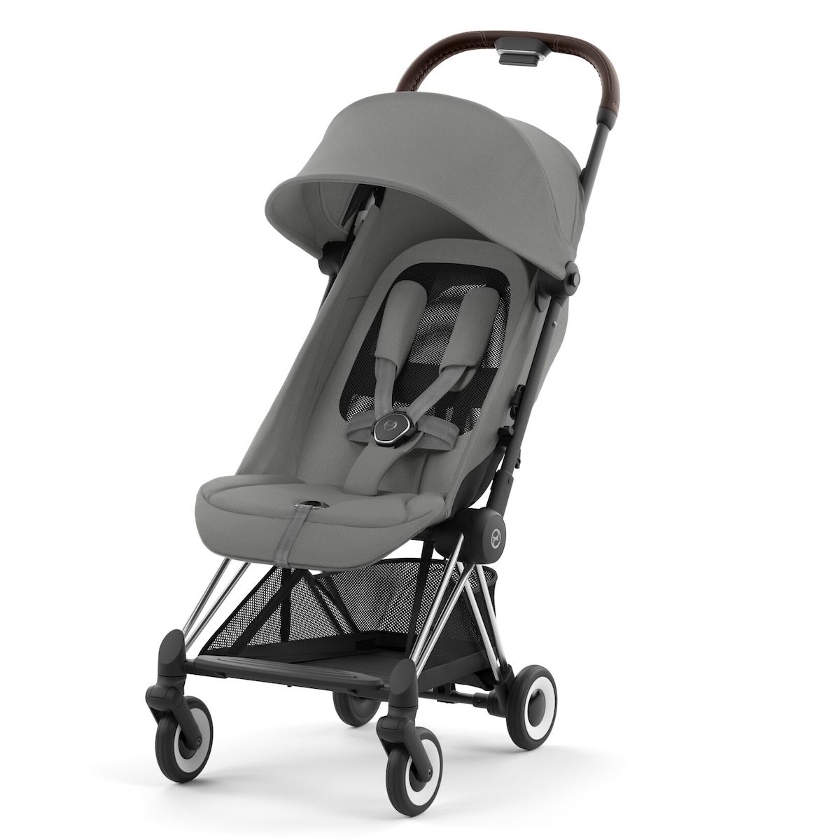 Poussette COYA Cybex Chrome-Dark Brown-Mirage Grey