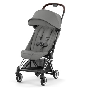 Poussette COYA Cybex Chrome-Dark Brown-Mirage Grey