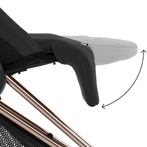 Poussette COYA Cybex Chrome-Dark Brown-Sepia Black