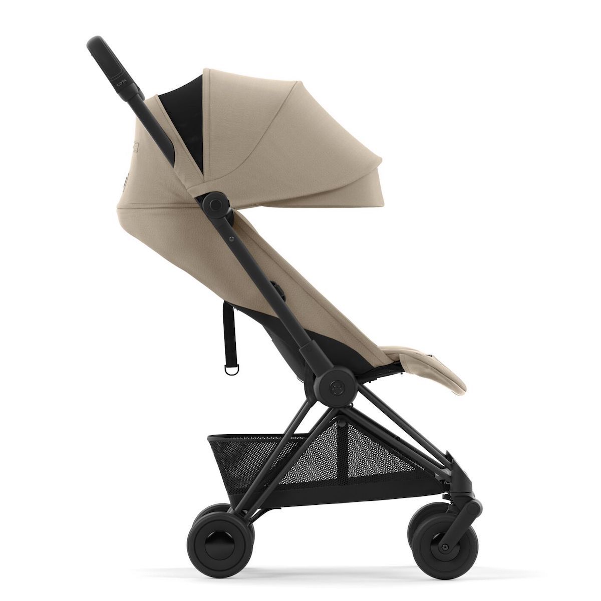 Poussette COYA Cybex Matt Black-Cozy Beige