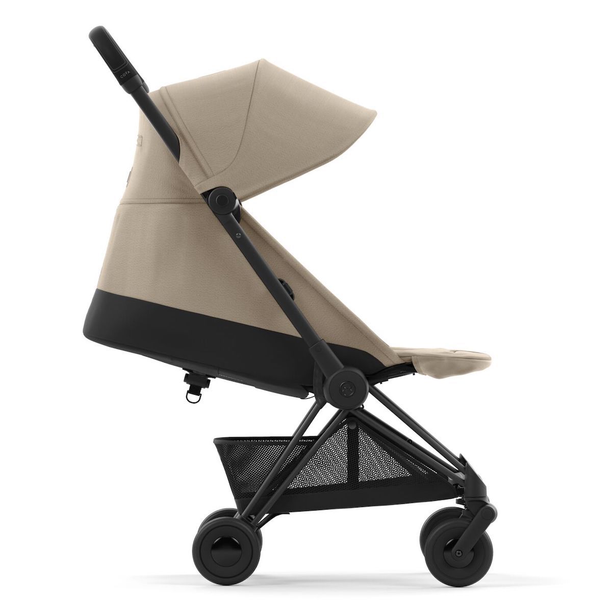 Poussette COYA Cybex Matt Black-Cozy Beige