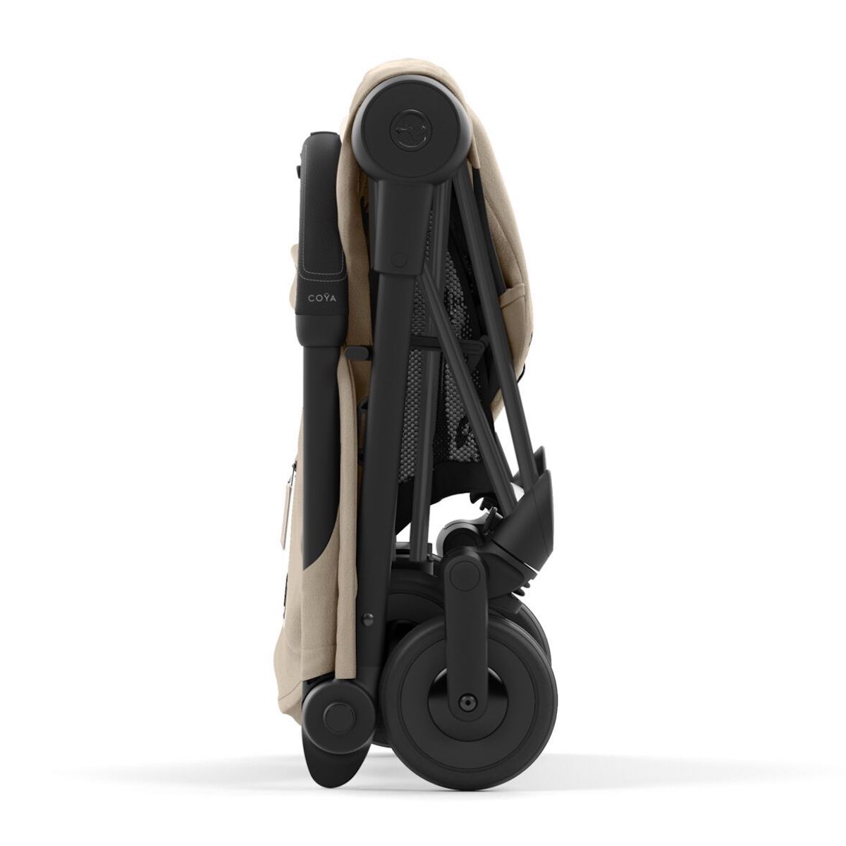 Poussette COYA Cybex Matt Black-Cozy Beige