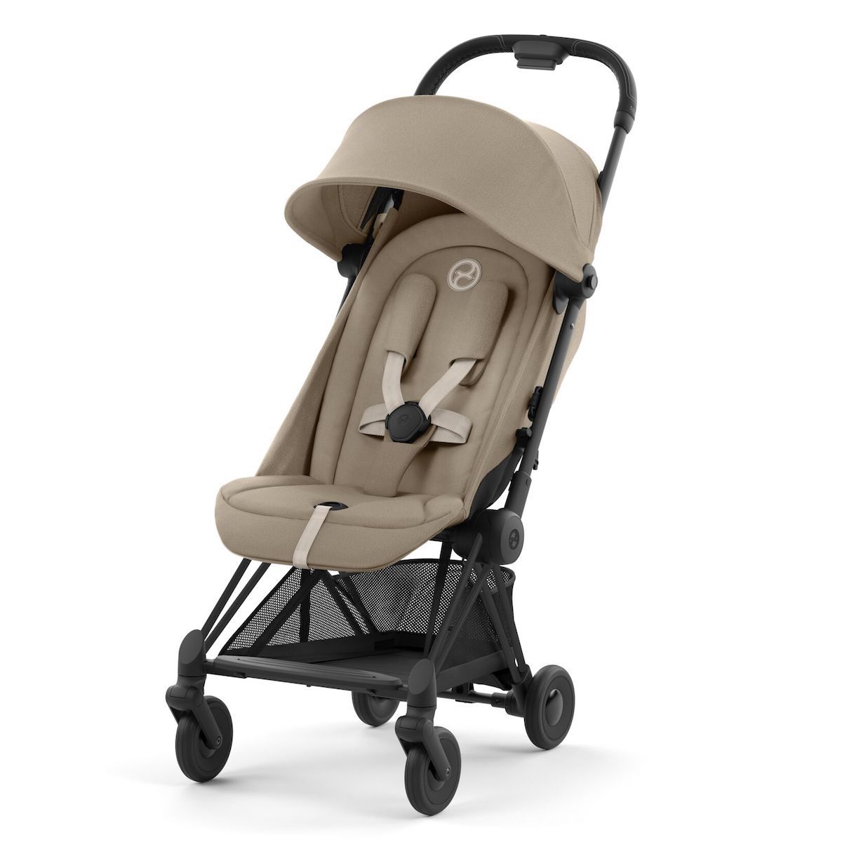 Poussette COYA Cybex Matt Black-Cozy Beige
