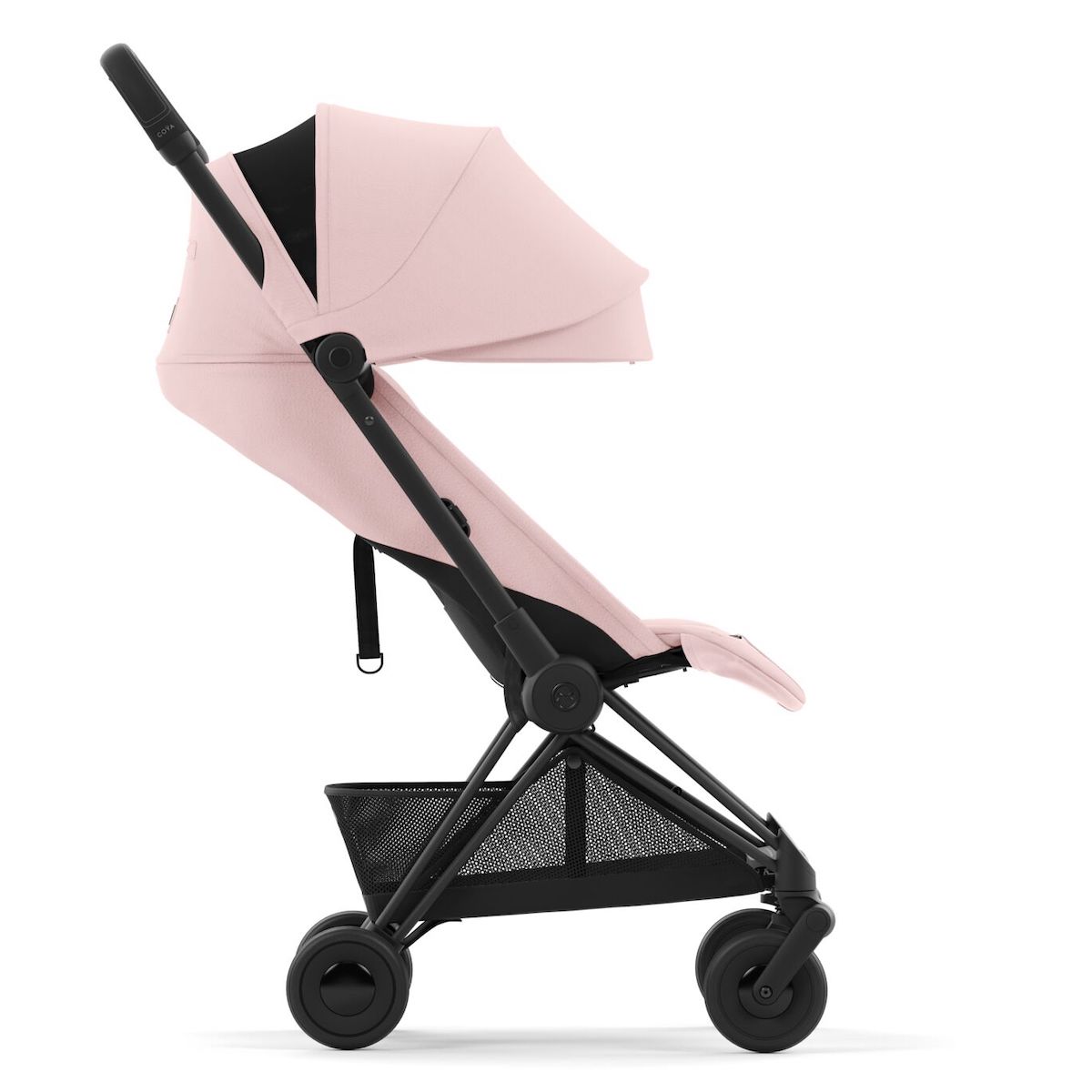 Poussette COYA Cybex Matt Black-Peach Pink