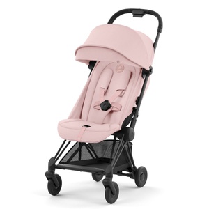 Poussette COYA Cybex Matt Black-Peach Pink