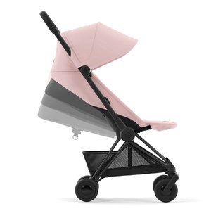 Poussette COYA Cybex Matt Black-Peach Pink