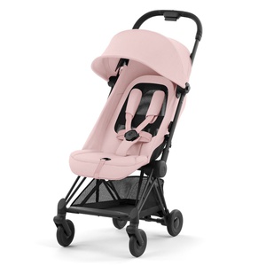 Poussette COYA Cybex Matt Black-Peach Pink