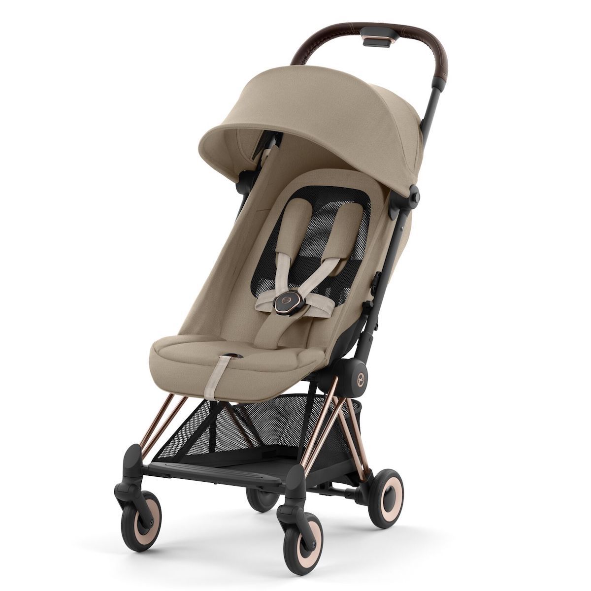 Poussette COYA Cybex Rosegold-Cozy Beige