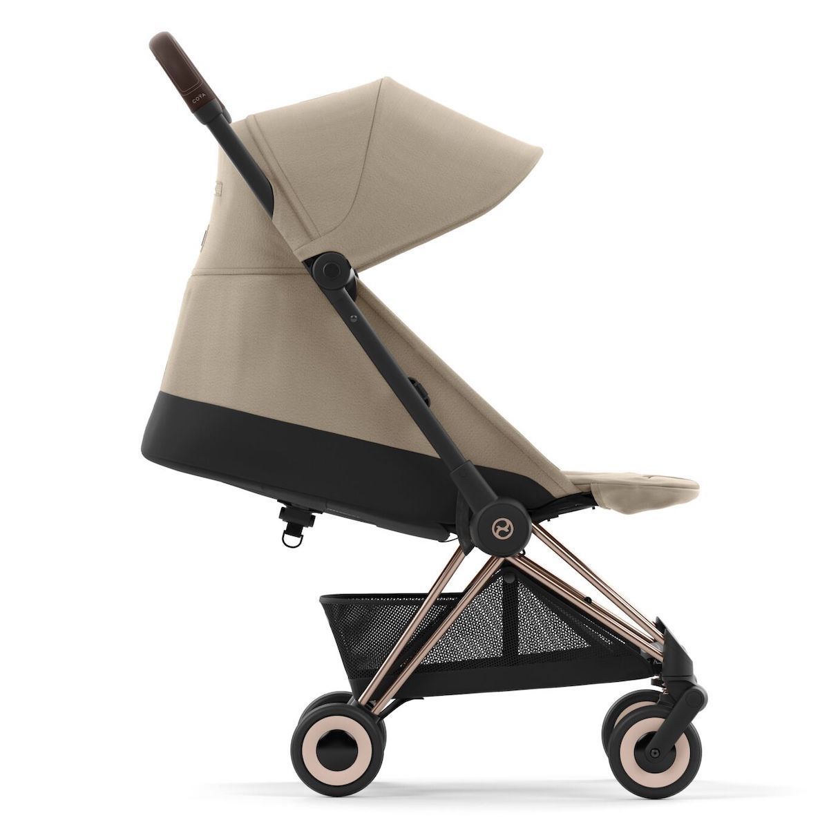 Poussette COYA Cybex Rosegold-Cozy Beige