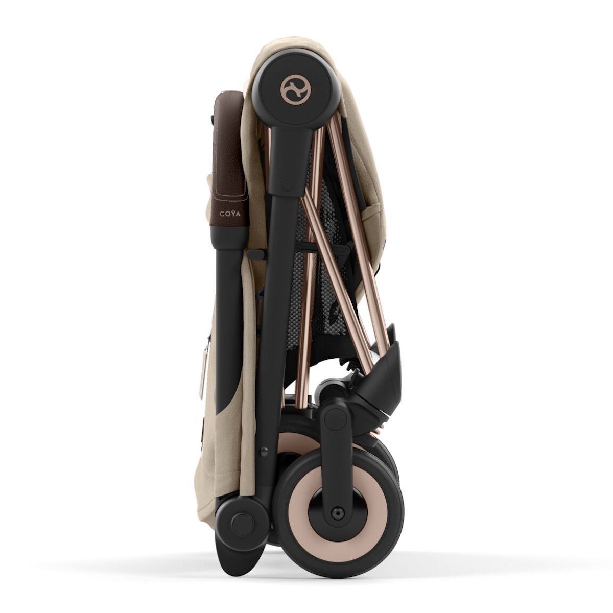 Poussette COYA Cybex Rosegold-Cozy Beige