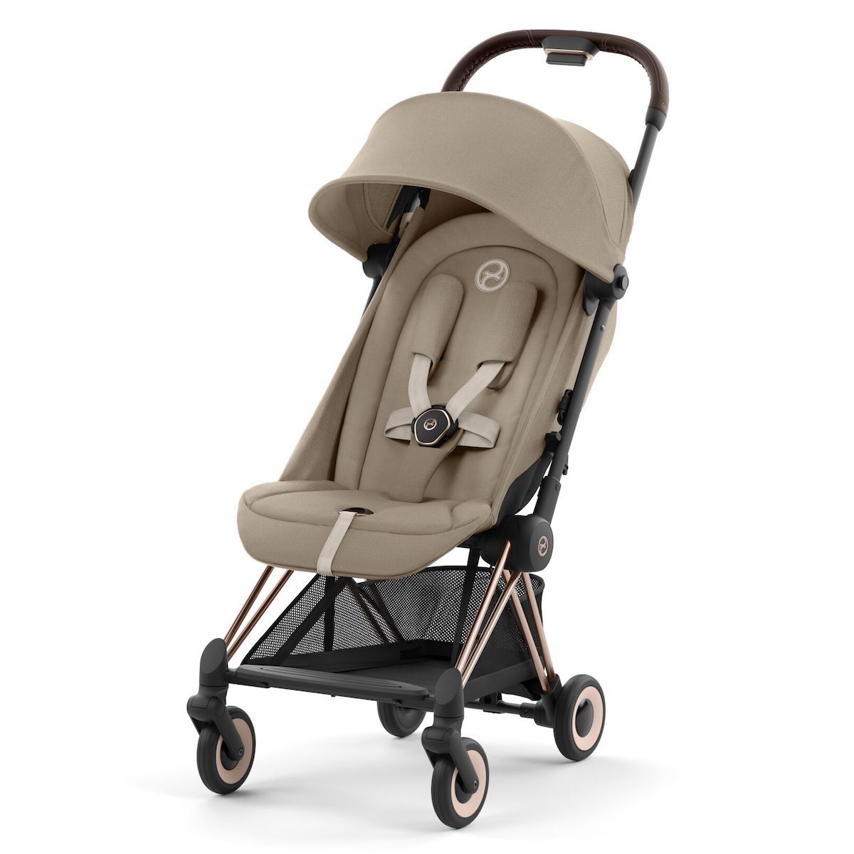 Poussette COYA Cybex Rosegold-Cozy Beige