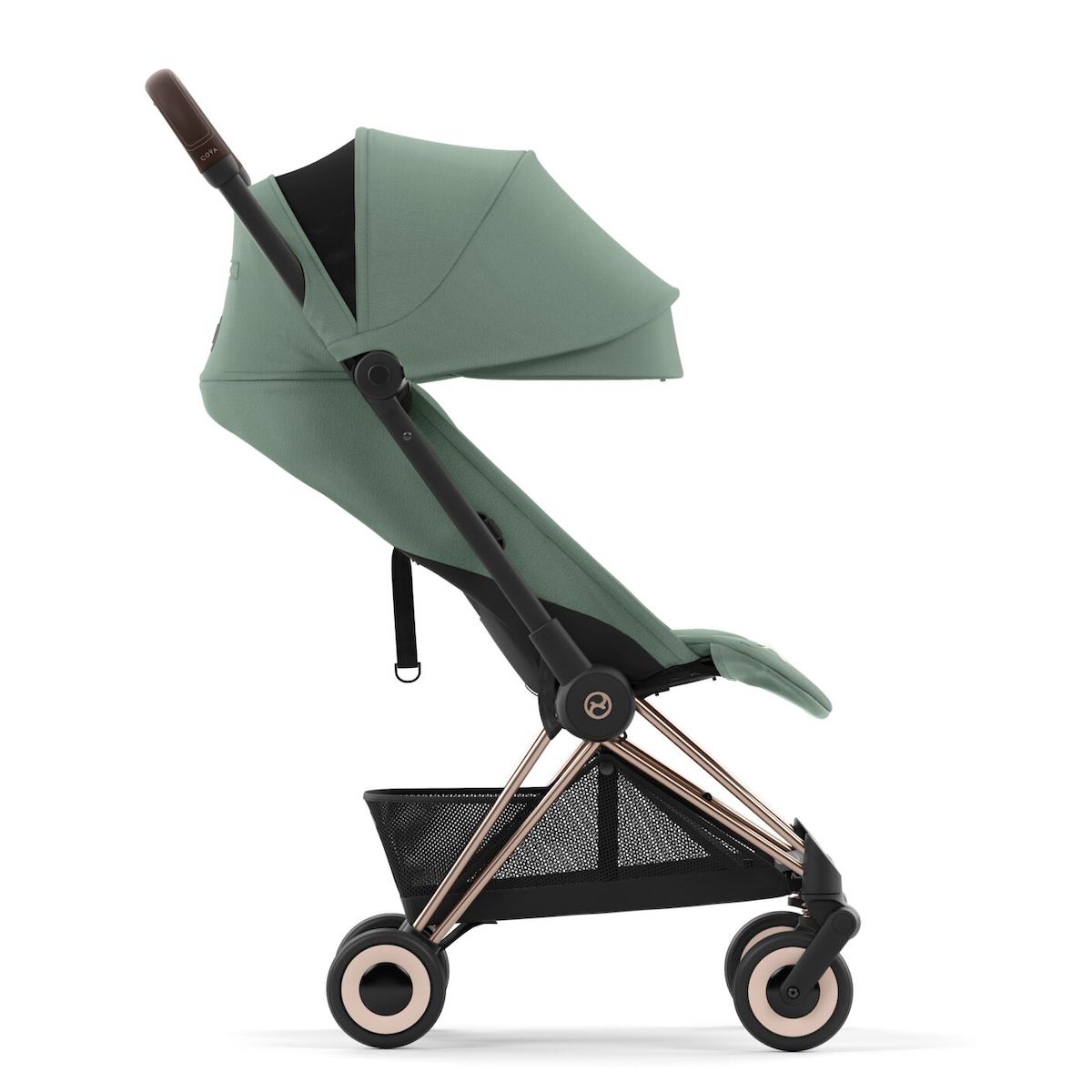 Poussette COYA Cybex Rosegold-Leaf Green