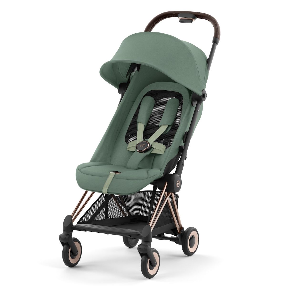 Poussette COYA Cybex Rosegold-Leaf Green