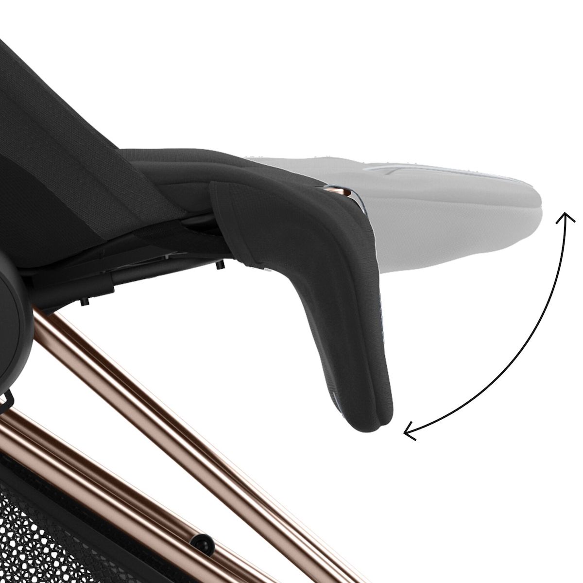 Poussette COYA Cybex Rosegold-Sepia Black