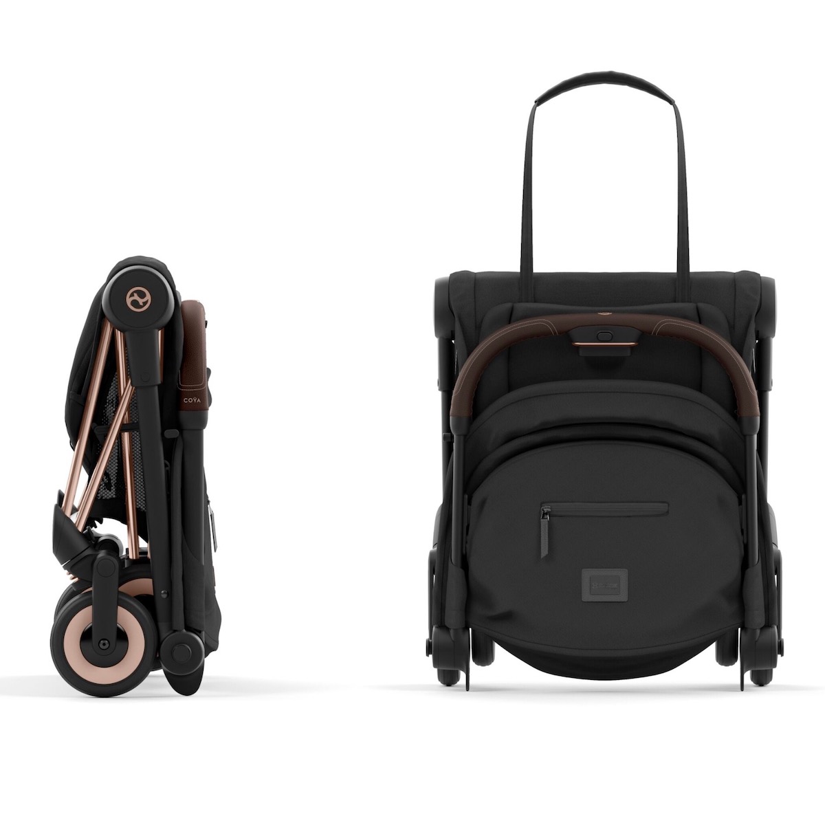 Poussette COYA Cybex Rosegold-Sepia Black