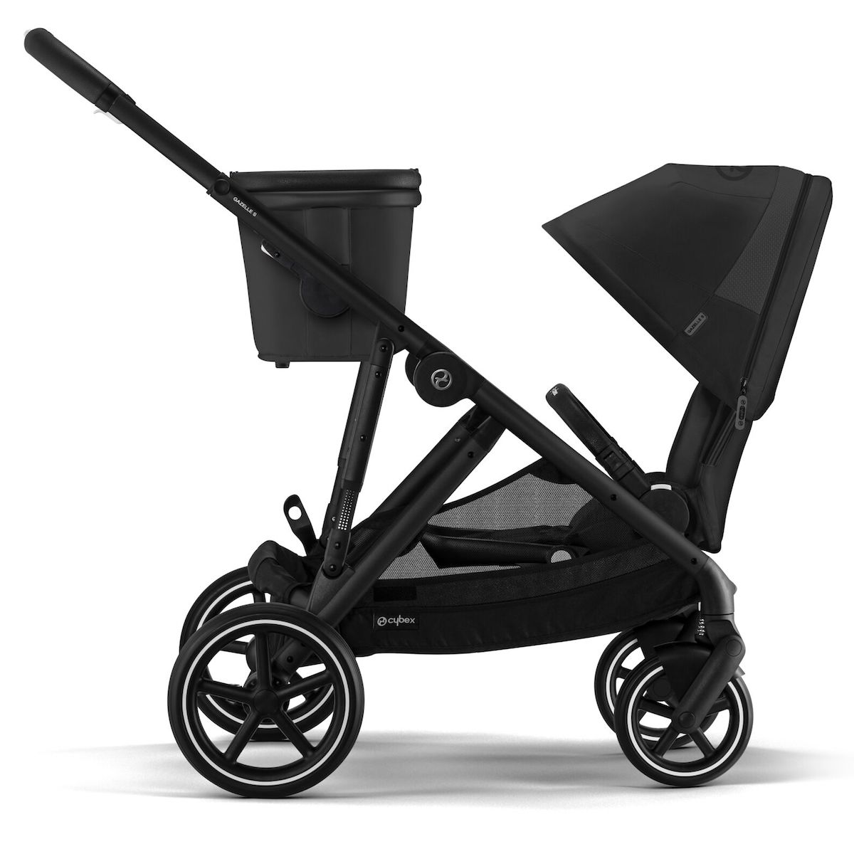Poussette GAZELLE S BLK Cybex Moon Black