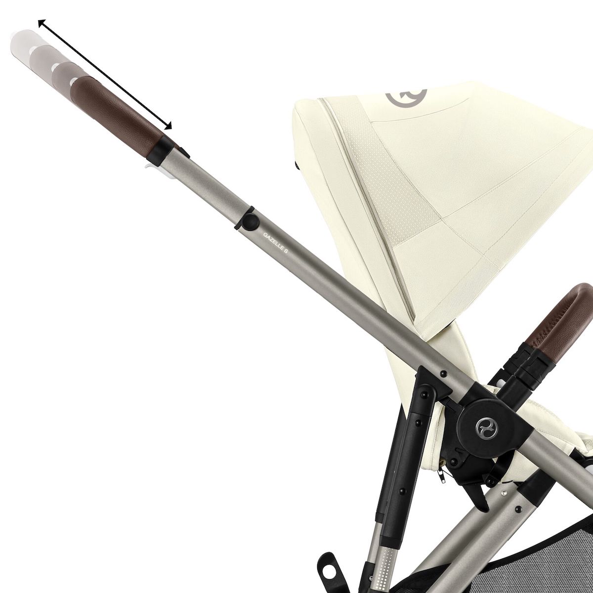 Poussette GAZELLE S TPE Cybex Seashell Beige