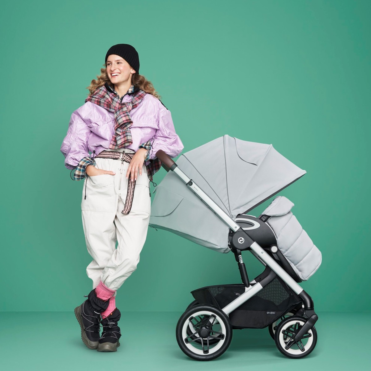 Poussette TALOS S LUX TPE Cybex Seashell Beige