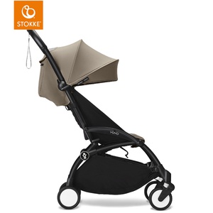 Poussette YOYO3 6+ Stokke noir-taupe
